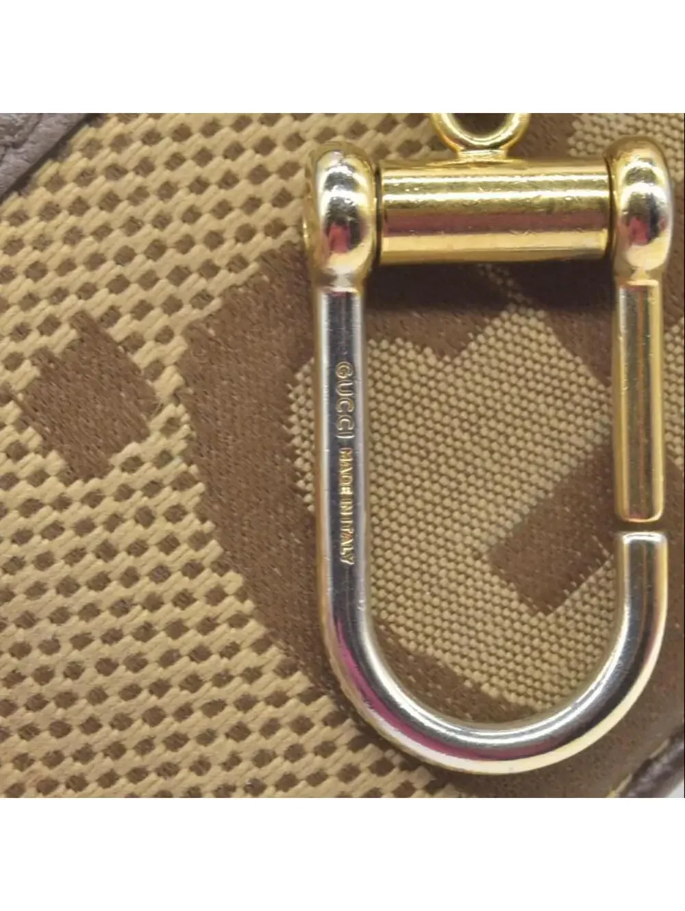 $450 Gucci Monogram JumboGG Textured Dollar Calfskin Ophidia - Picture 11 of 11
